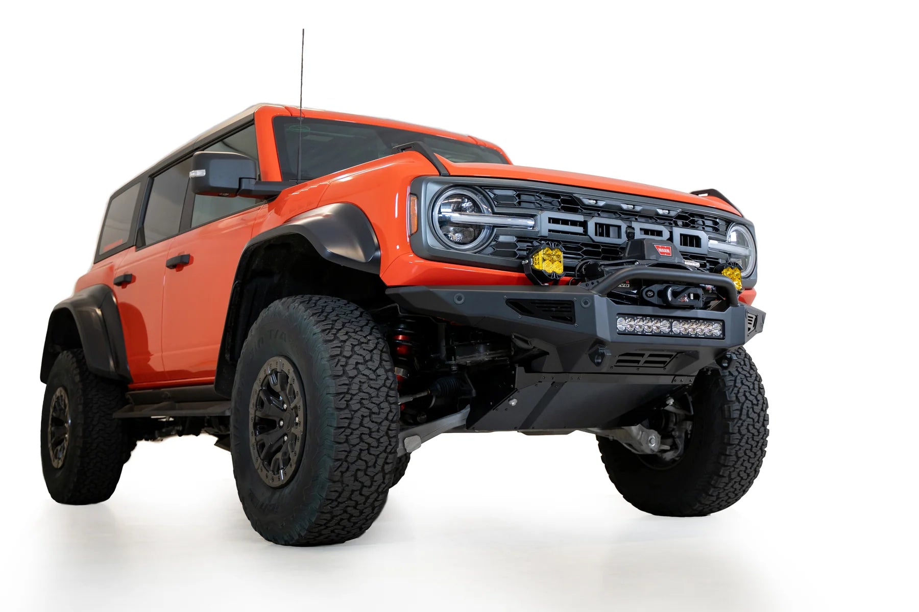 Addictive Desert Designs (ADD) 2022 + Ford Bronco RAPTOR Rock Fighter Front Bumper - F260181060103
