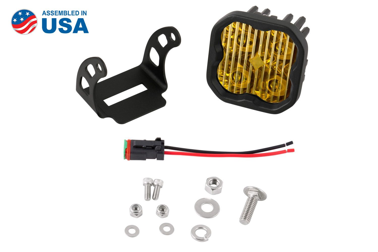 Stage Series 3" SAE Yellow Max LED Pod (one)