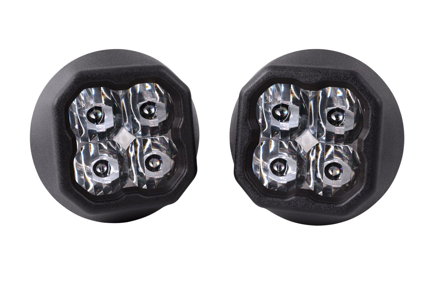 SS3 LED Fog Light Kit for 2007-2013 Chevrolet Avalanche (w/ Amber Backlights)