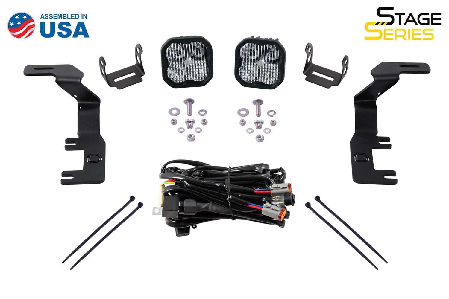 Stage Series Backlit Ditch Light Kit for 2015-2021 Chevrolet Colorado