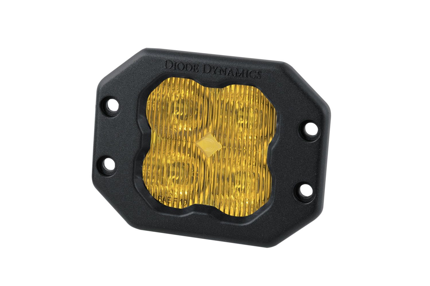 SS3 SAE Yellow Sport Flush Mount LED Pod (one)