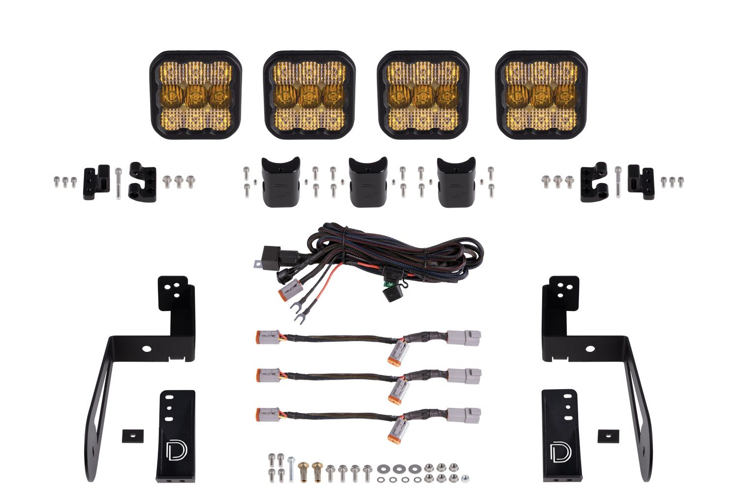 SS5 Grille CrossLink Lightbar Kit For 2007-2018 Jeep JK Wrangler