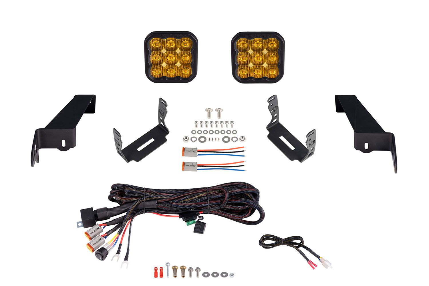 SS5 Bumper LED Pod Light Kit For 2020-2023 Jeep Gladiator