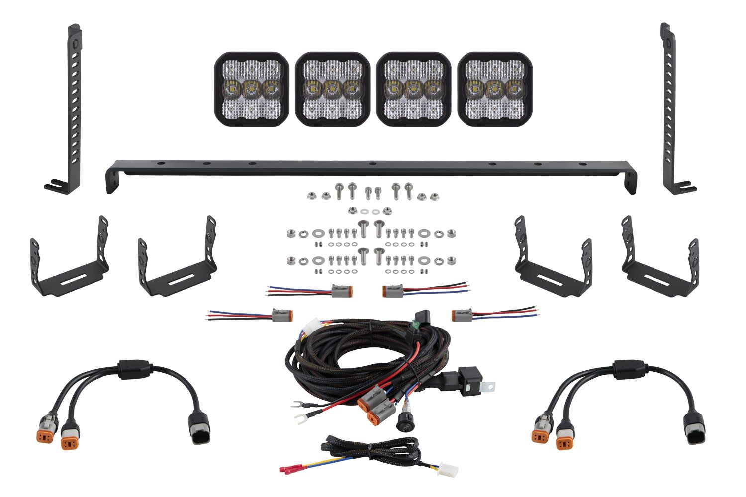 SS5 Stealth Grille LED Pod Kit for 2014-2024 Toyota 4Runner