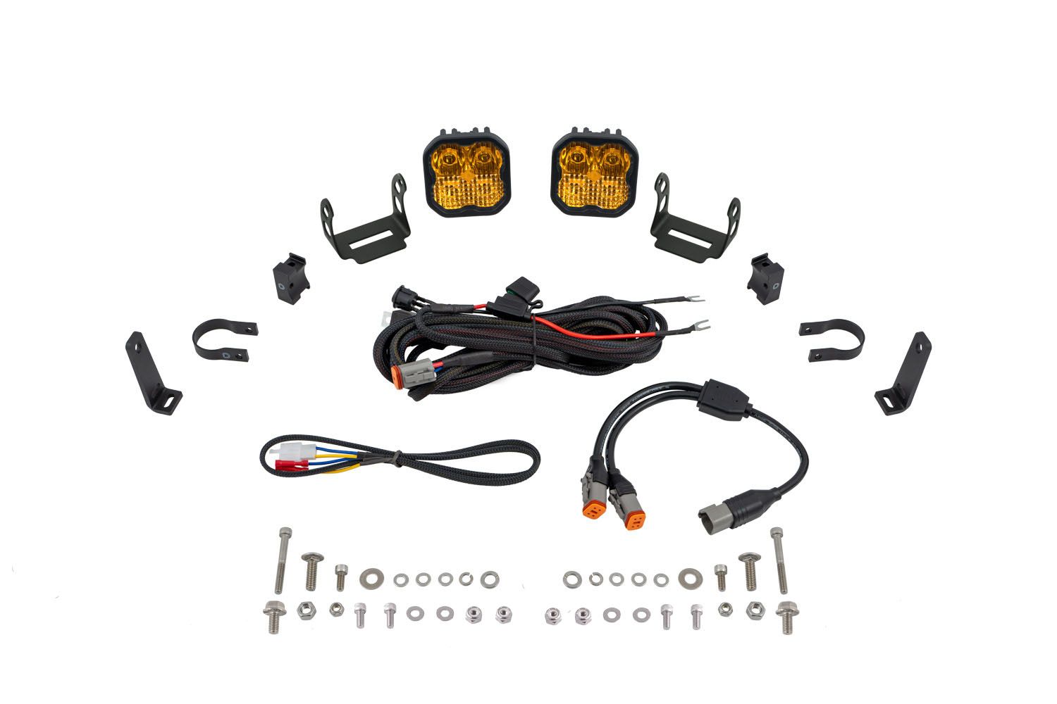 SS3 Universal Roll Bar Bumper Light Kit