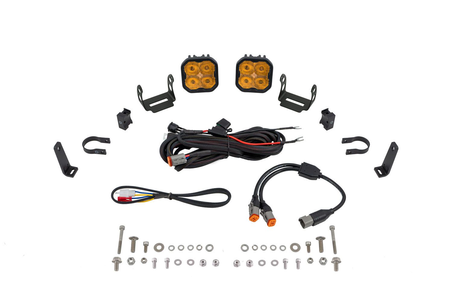 SS3 Universal Roll Bar Bumper Light Kit