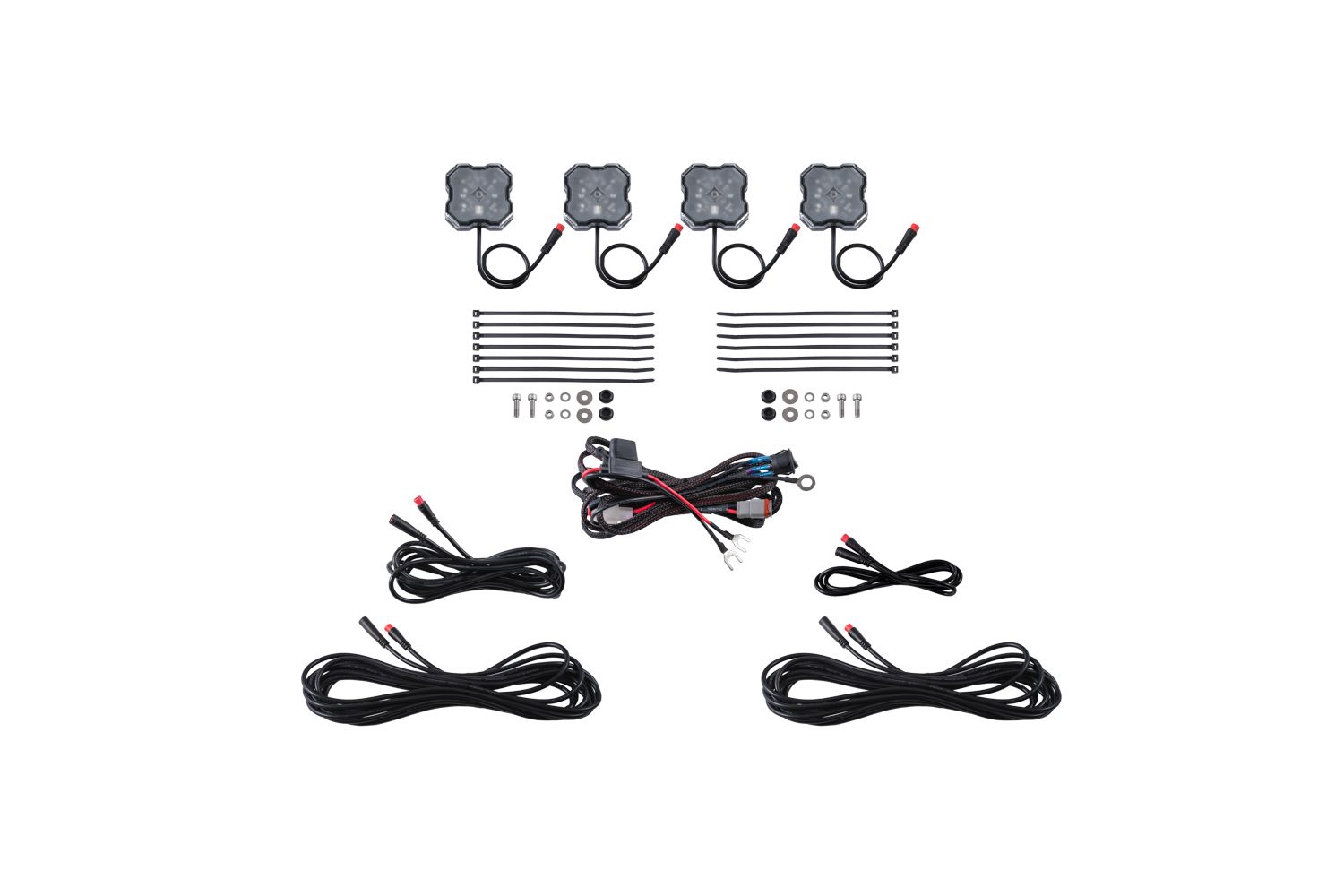 Stage Series RGBW LED Rock Light Kit ( 4 / 8 / 12 ) pack