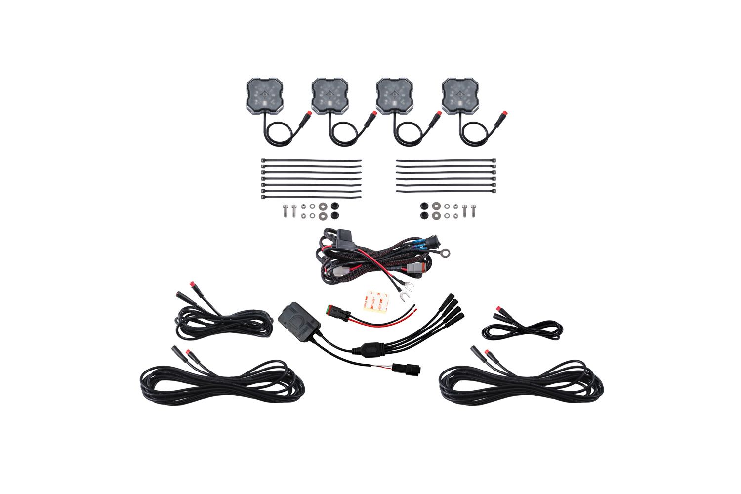 Stage Series RGBW LED Rock Light Kit ( 4 / 8 / 12 ) pack