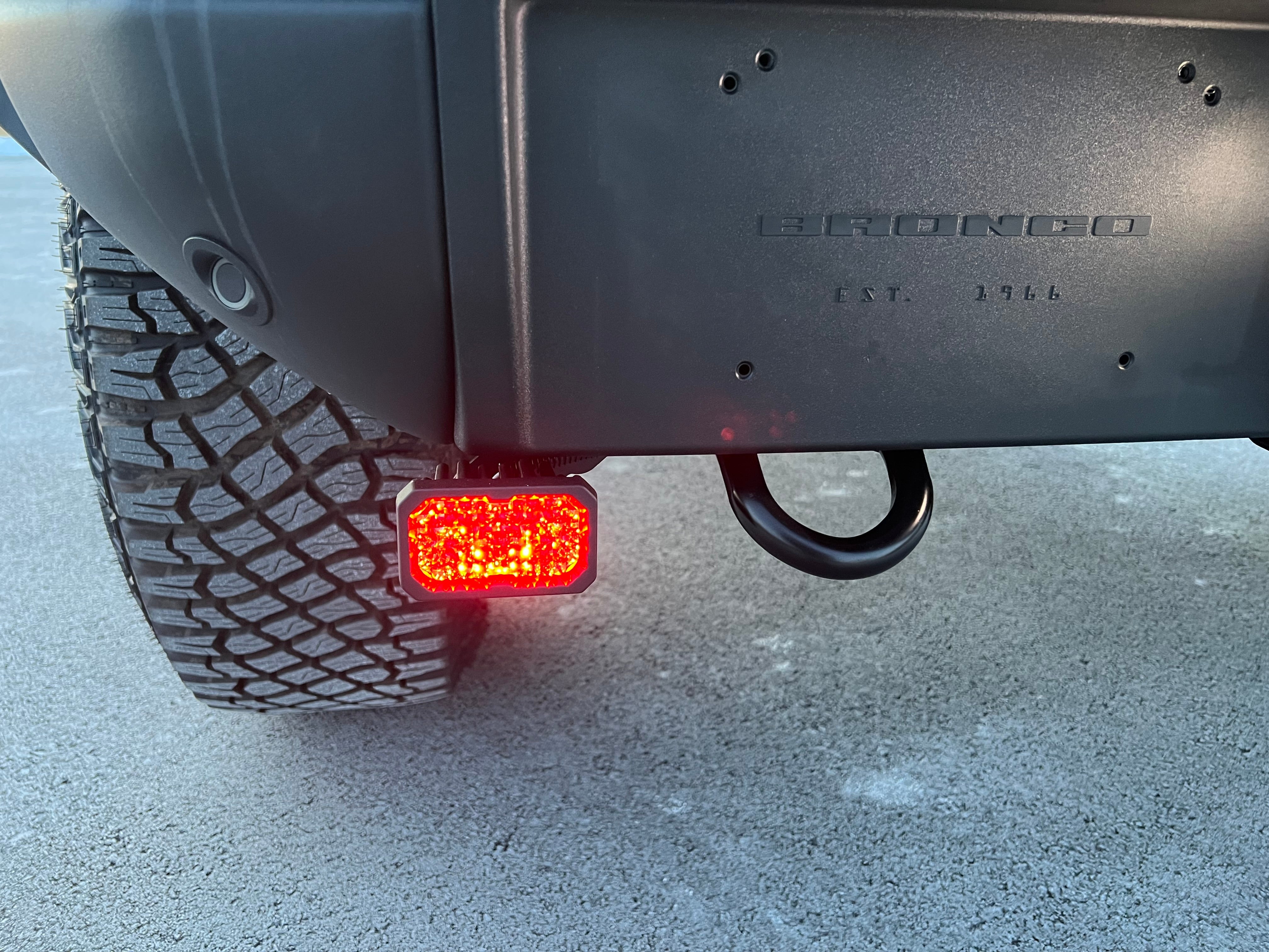 SPV Parts Extended Rear Light Mounts - (Fits 15+ F-250/350 Super Duty and others) Mount Rigid, Baja Designs, Diode Dynamics and more