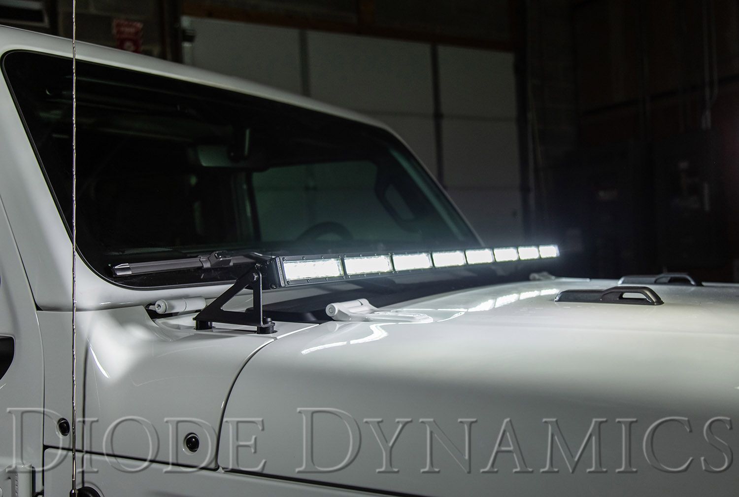 2018-2024 Jeep JL Wrangler/Gladiator Hood LED Lightbar Kit