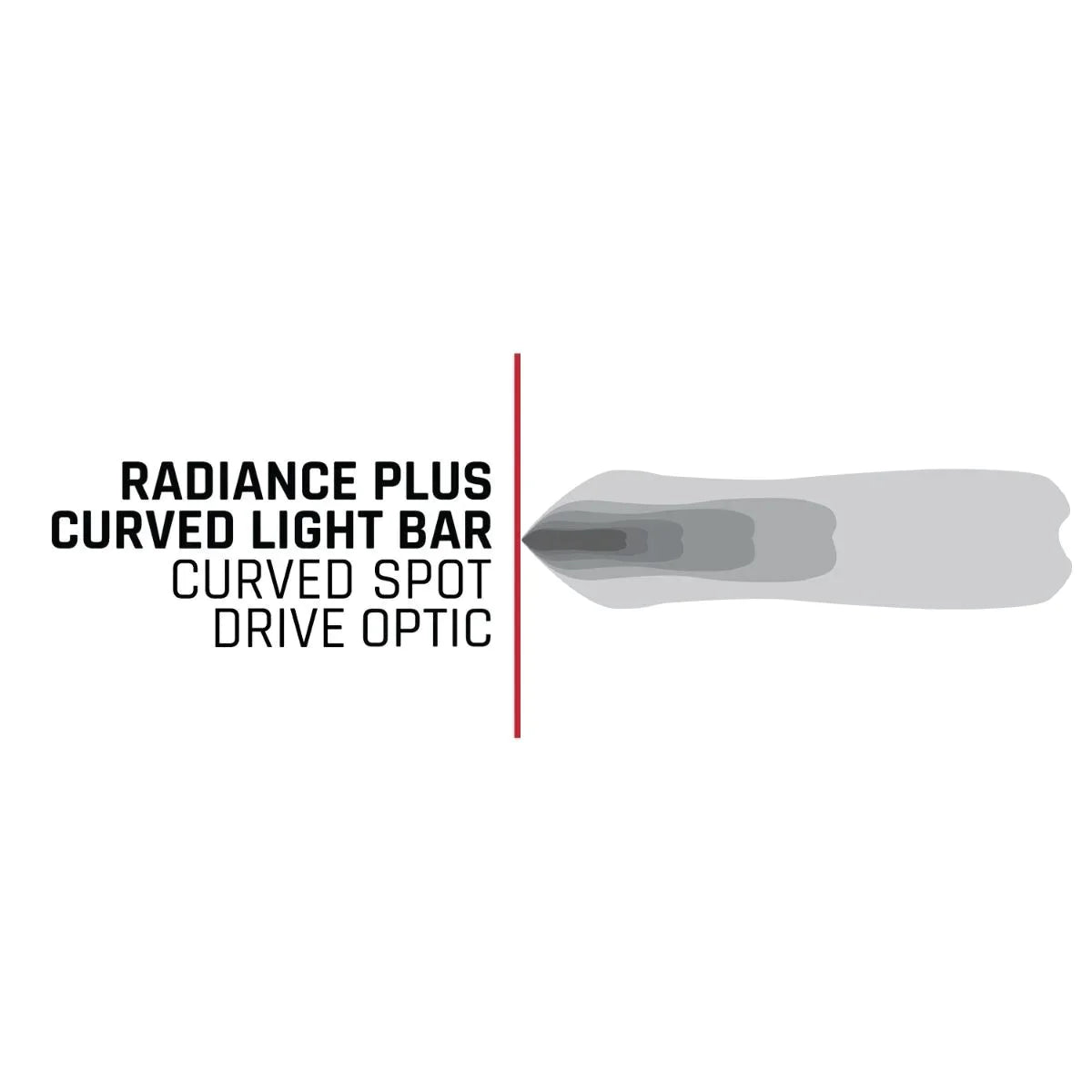 Closeout 40" Radiance+ Curved Light Bar Amber Backlit Last 2!