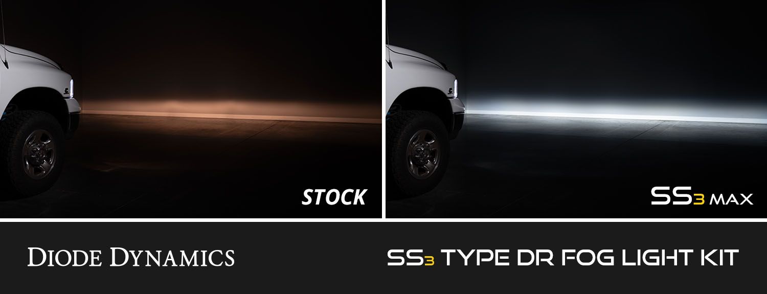 SS3 SAE Type DR Fog Light Kit - Dodge Ram / Durango