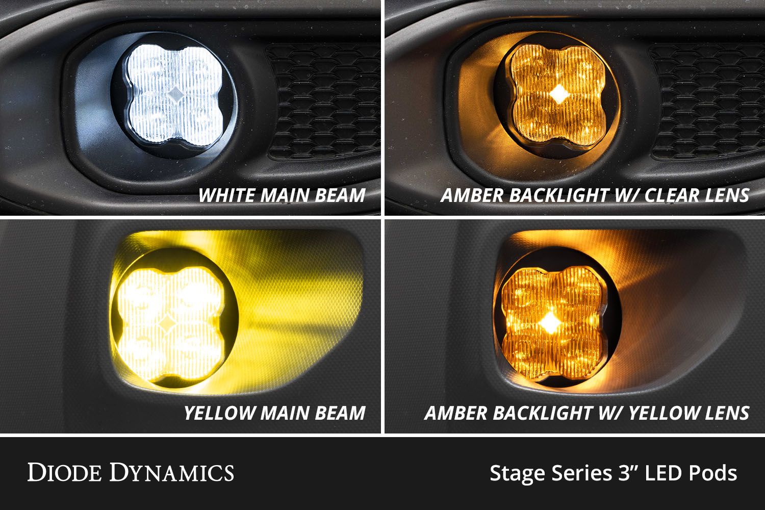 SS3 SAE Type TS Fog Light Kit - Toyota Sequoia / Tundra