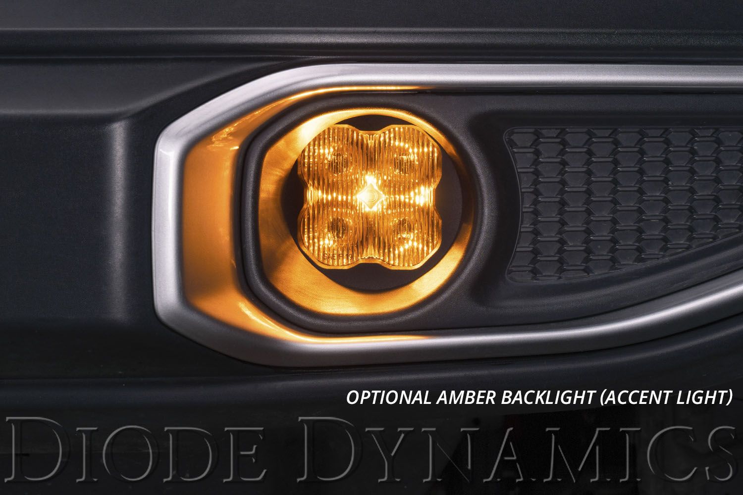 Diode Dynamics SS3 LED Fog Light Kit for 2011-2014 Ford F-150 (w/ Amber Backlights)