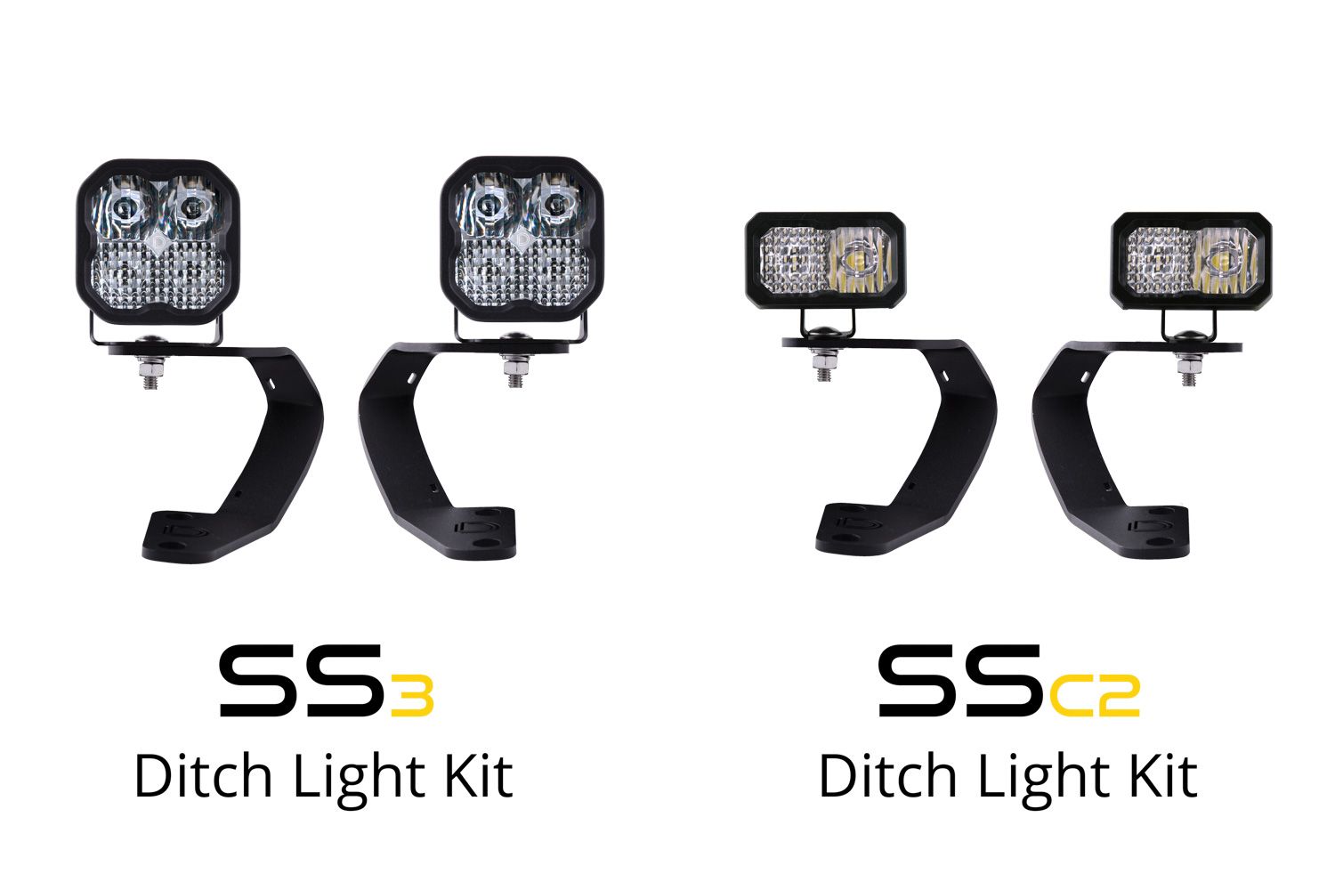 Stage Series Backlit Ditch Light Kit for 2010-2024 Toyota 4Runner
