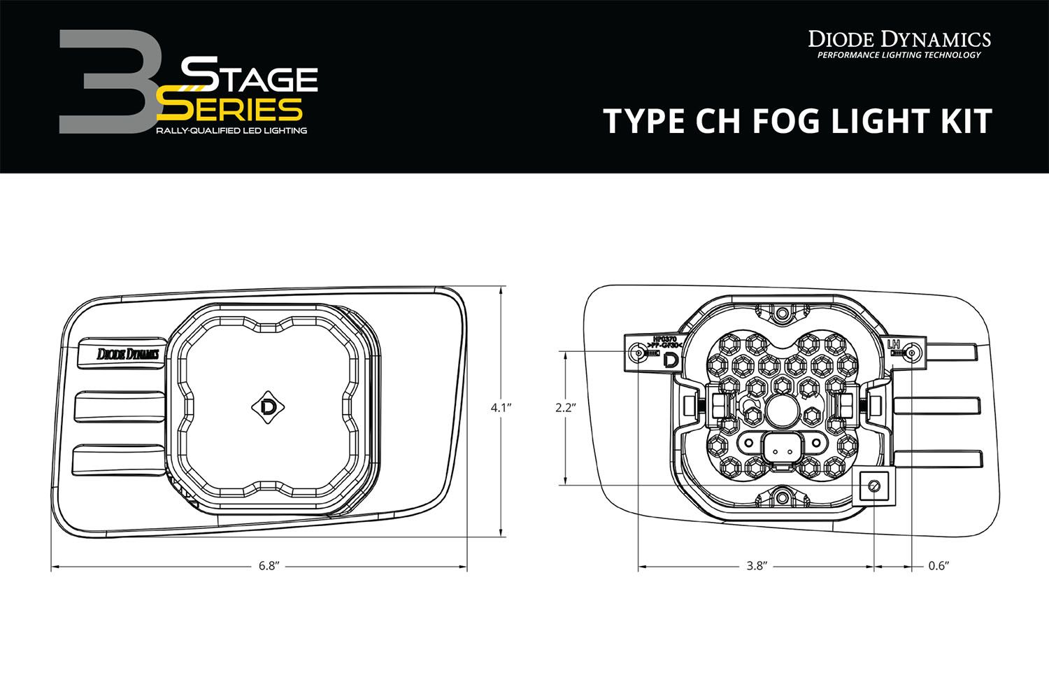 SS3 LED Fog Light Kit for 2015-2020 Chevrolet Tahoe