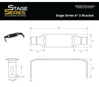 Stage Series 6"-12" U Bracket