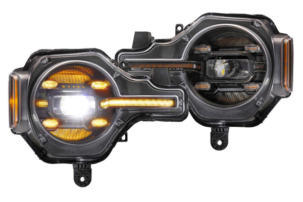 Morimoto FORD BRONCO (21+) Plug-N-Play Bi-LED Headlights: XB LED HEADLIGHTS - LF497-A (Amber DRL)