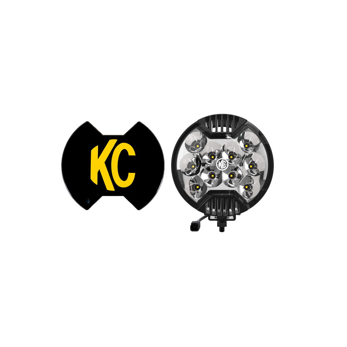 KC HiLiTES 6" SLIMLITE LED - SINGLE LIGHT - 50W SPOT BEAM # 1100