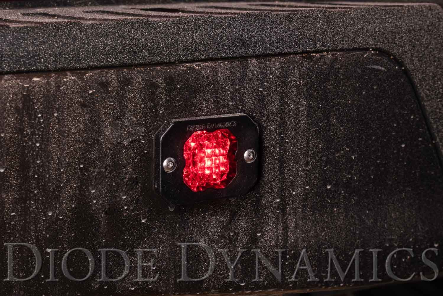 Diode Dynamics Stage Series C1 SSC1 White Flush Mount LED Pod (Pair)