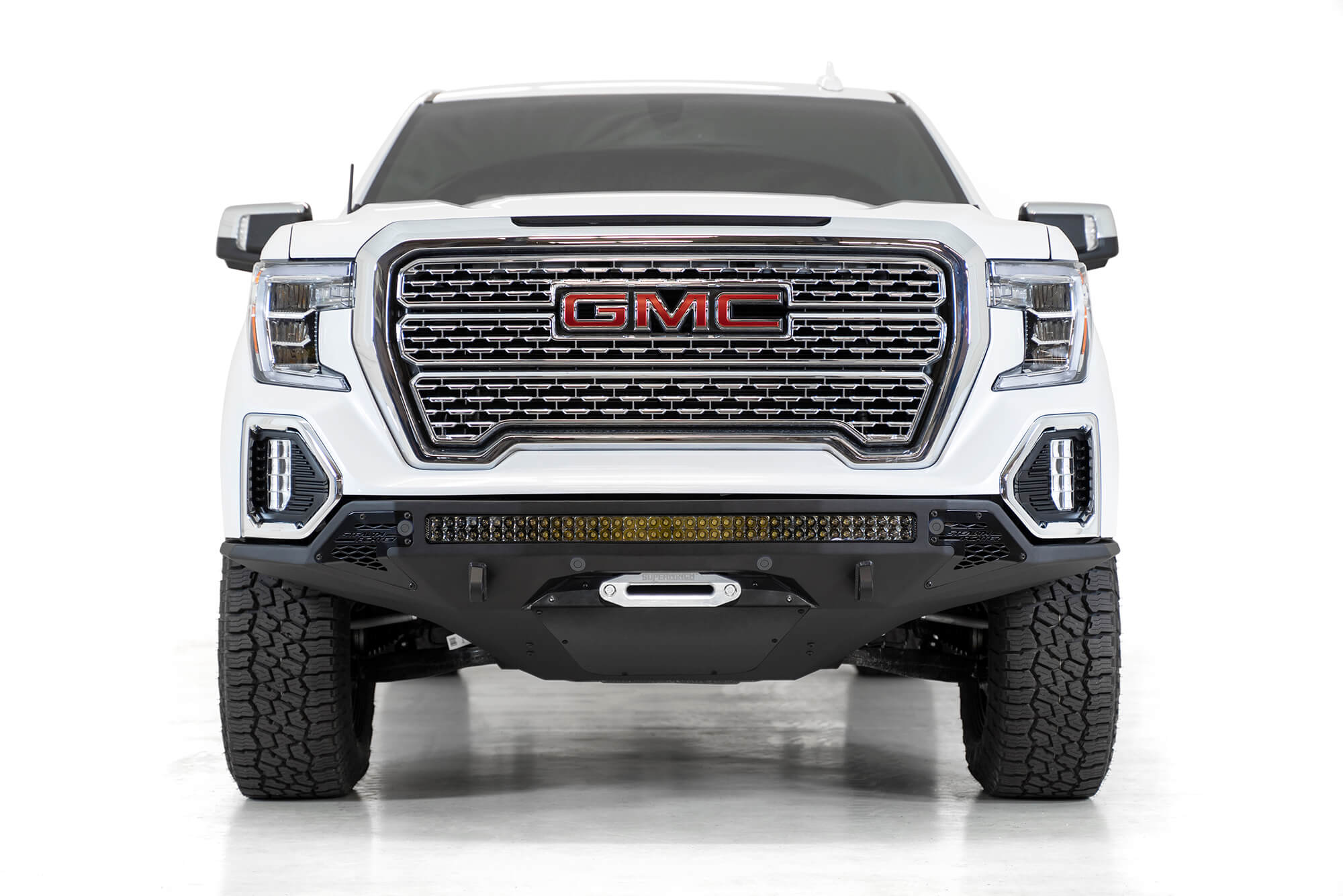 Addictive Desert Designs | Heritage | 2019-2021 GMC SIERRA 1500 STEALTH FIGHTER WINCH FRONT BUMPER - F471423030103