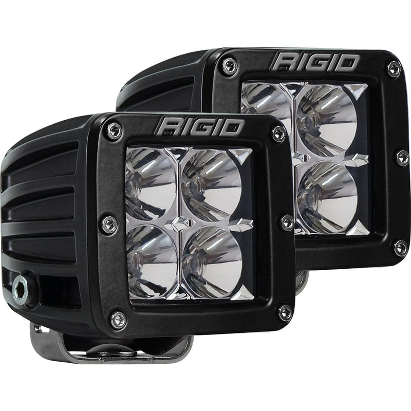 Rigid D-Series POD Flood Pair Black Case/White Light