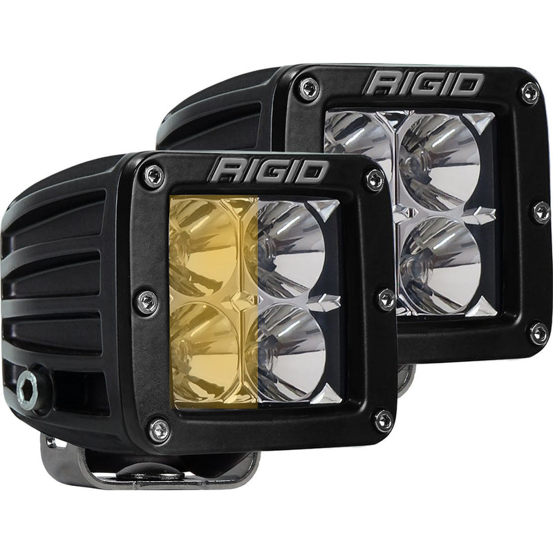 Rigid D-Series AMBER Surface Mount Light Pairs