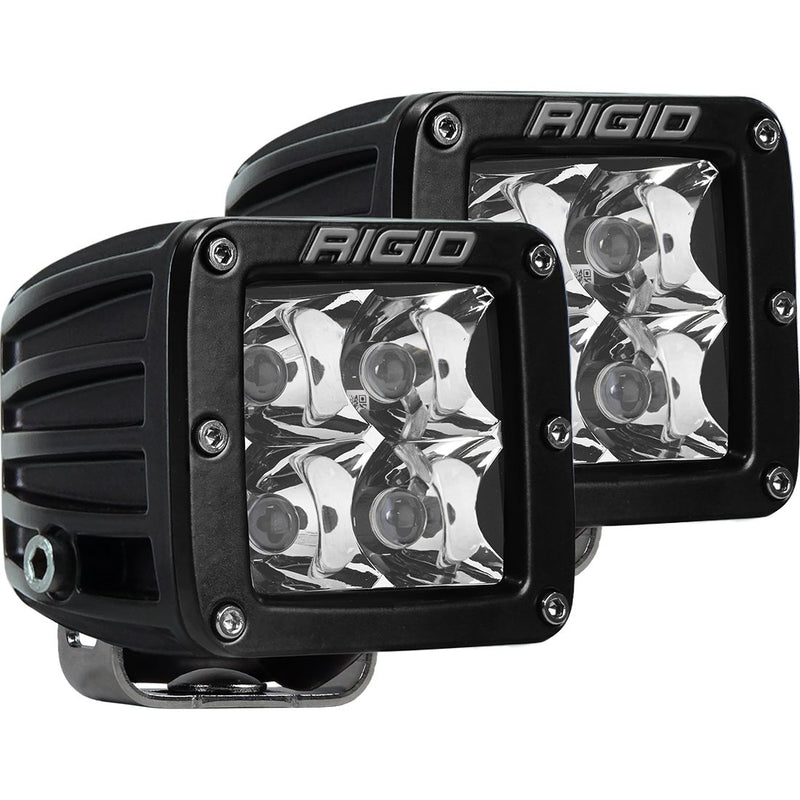 Rigid D-Series POD SPOT Pair Black Case/White Light