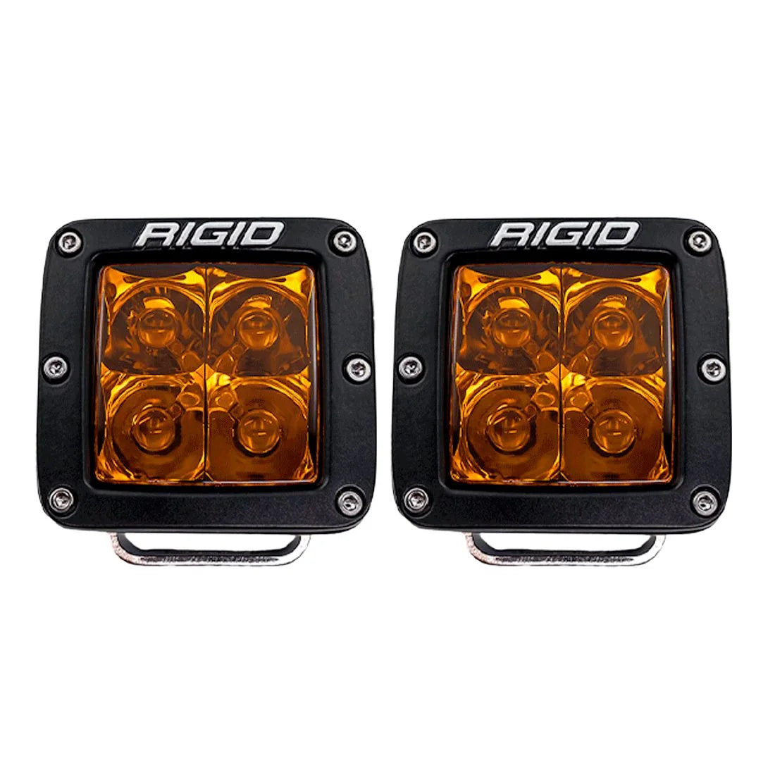Rigid D-Series AMBER PRO SPOT Light Pods (SOLD IN PAIRS)
