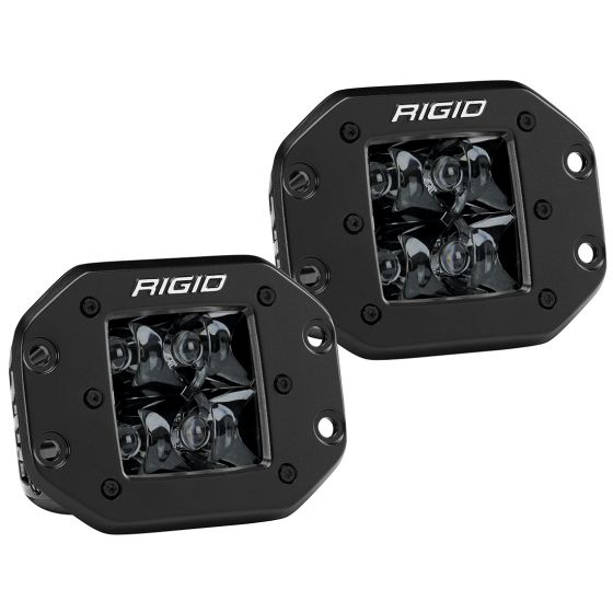 Rigid MIDNIGHT EDITION D-Series PRO Flush Mount LED Lights (SOLD IN PAIRS)