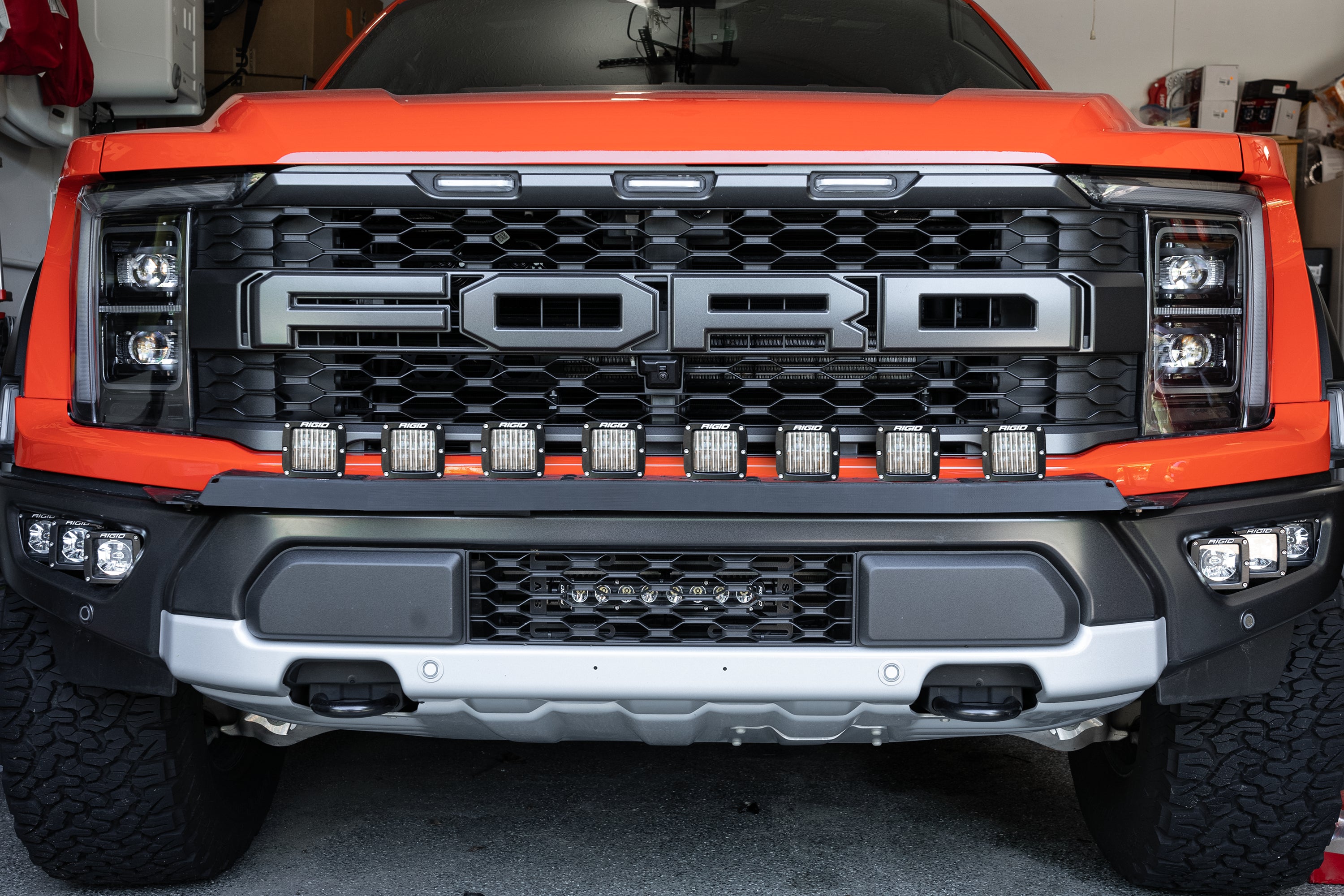 SPV Parts 2021+ Gen 3 Ford Raptor Bumper Bracket Kit for 40 & 50 inch light bars