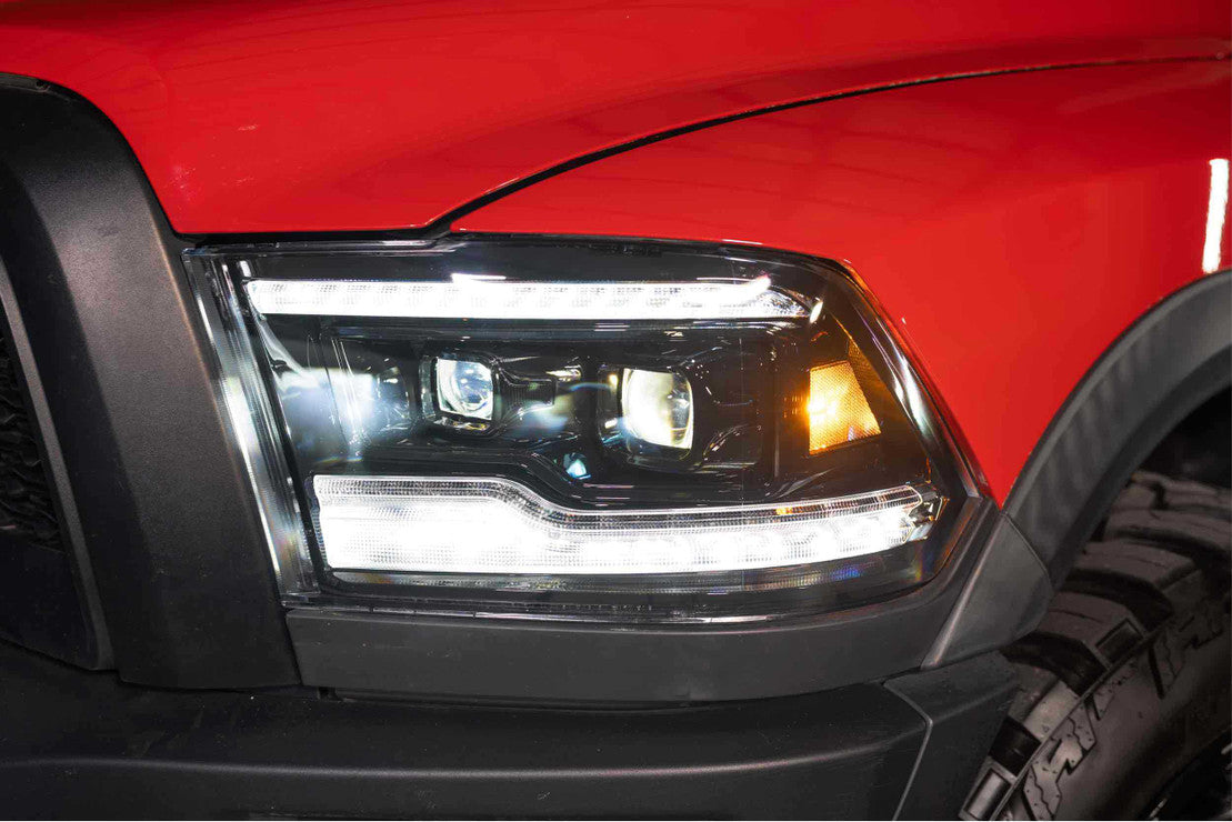 Morimoto Dodge Ram (09-18): XB LED Headlights (White DRL) - LF520-ASM