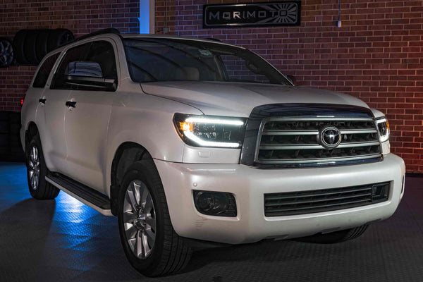 Morimoto Toyota Tundra (2007-2013) Toyota Sequoia (2008-2018): XB LED Headlights (White DRL) - LF533-ASM