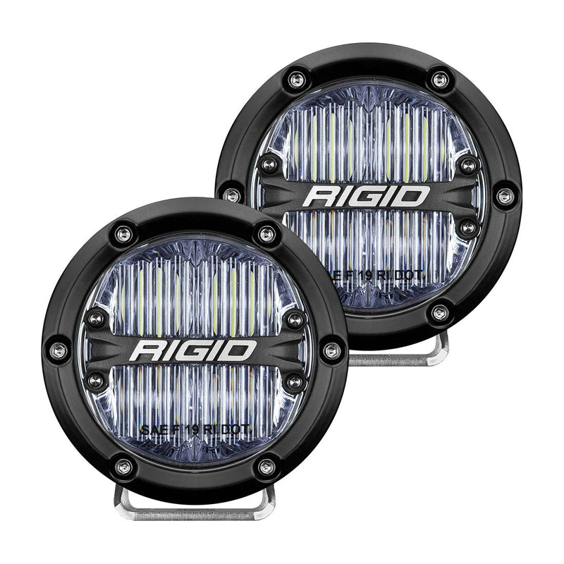 CLEARANCE Model -Rigid 360 - Series 4" Round Pair SAE Lights