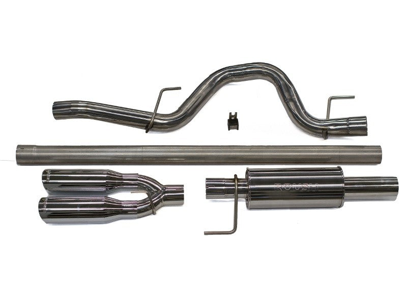 2011-2014 F-150 ROUSH Cat-Back Exhaust Rear Exit - Fits 5.0/6.2/3.5 - 421248