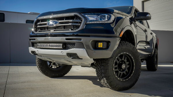 2019-2022 Ford Ranger Lower Bumper Grille Light Bar Kit - S8 or OnX6
