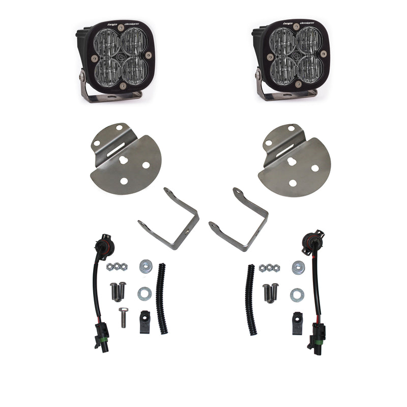 Baja Designs Squadron SAE LED Light Kit - Fits Chevy/GMC 15-19 Canyon, Colorado, Sierra/Silverado 2500/3500 (Set)