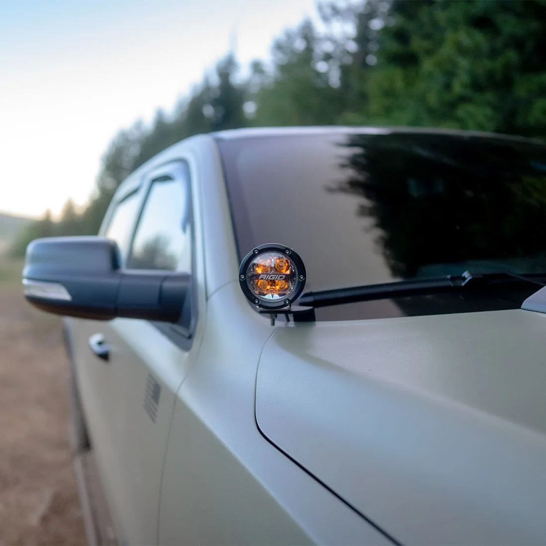 RIGID 2019+ Dodge RAM 1500 and 2019+ TRX A-Pillar 4" 360-Series LED Light Kit - 46718