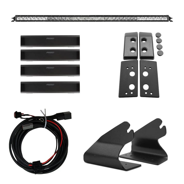 Rigid Industries 2021 Bronco Roof Line Light Kit with a SR Spot/Flood Combo Bar Included - 46724