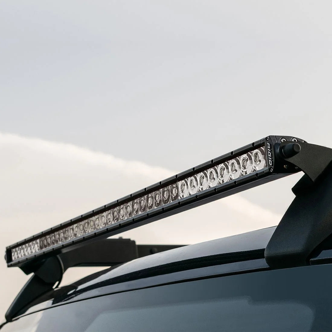 Rigid Industries 2021 Bronco Roof Rack Light Kit with a SR Spot/Flood Combo Bar Included - 46726