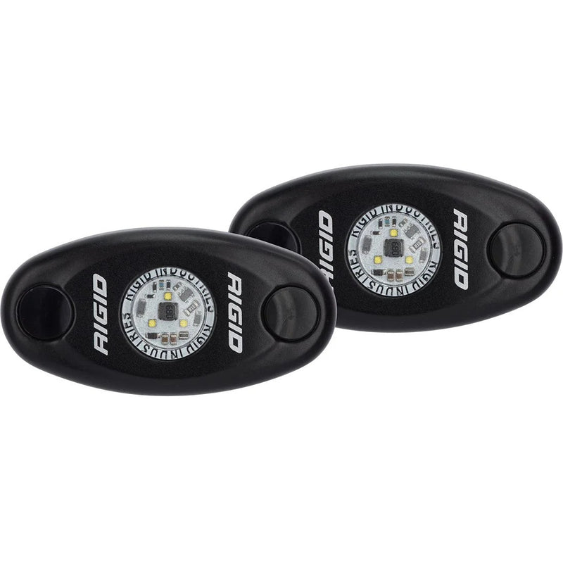 Open Box - Rigid A-Series Accessory LED Light (Pairs) (Black Case, Blue LED)