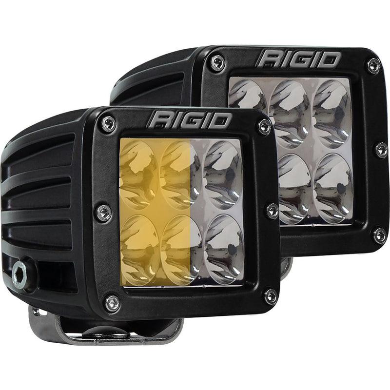 Rigid D-Series AMBER Surface Mount Light Pairs