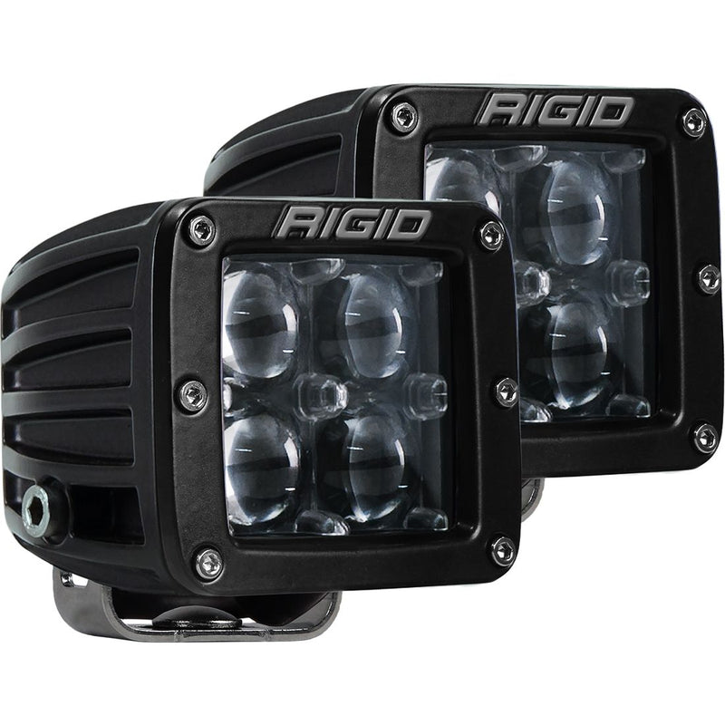 Rigid D-Series POD HYPERSPOT Pair Black Case/White Light