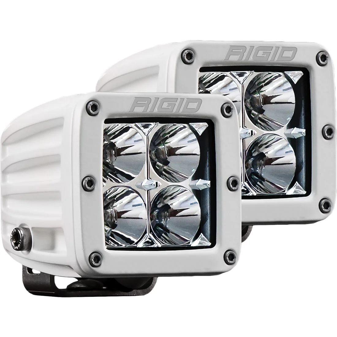 Rigid D-Series PRO WHITE CASE OFFROAD Surface Mount Light Pods (SOLD IN PAIRS)