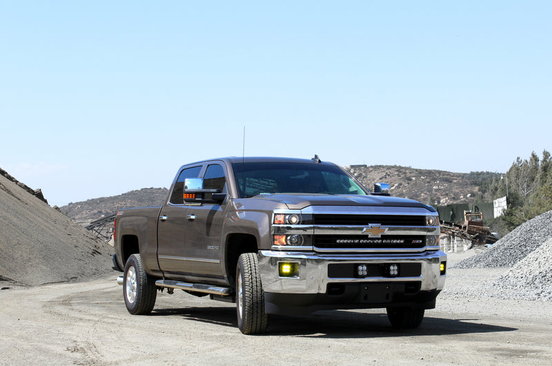 Baja Designs Squadron SAE LED Light Kit - Fits Chevy/GMC 15-19 Canyon, Colorado, Sierra/Silverado 2500/3500 (Set)