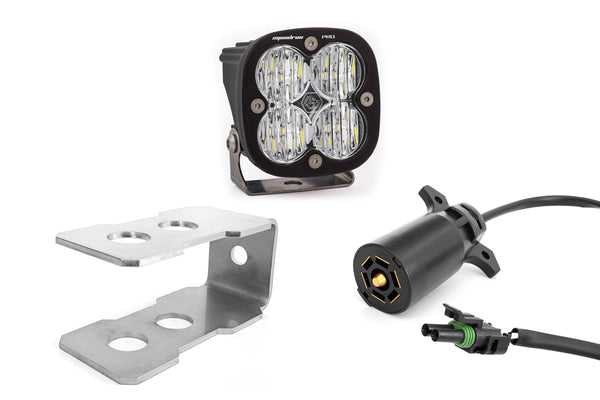 SPV Parts Universal Hitch Reverse Light Kit - With Baja Designs Squadron Sport Wide Cornering