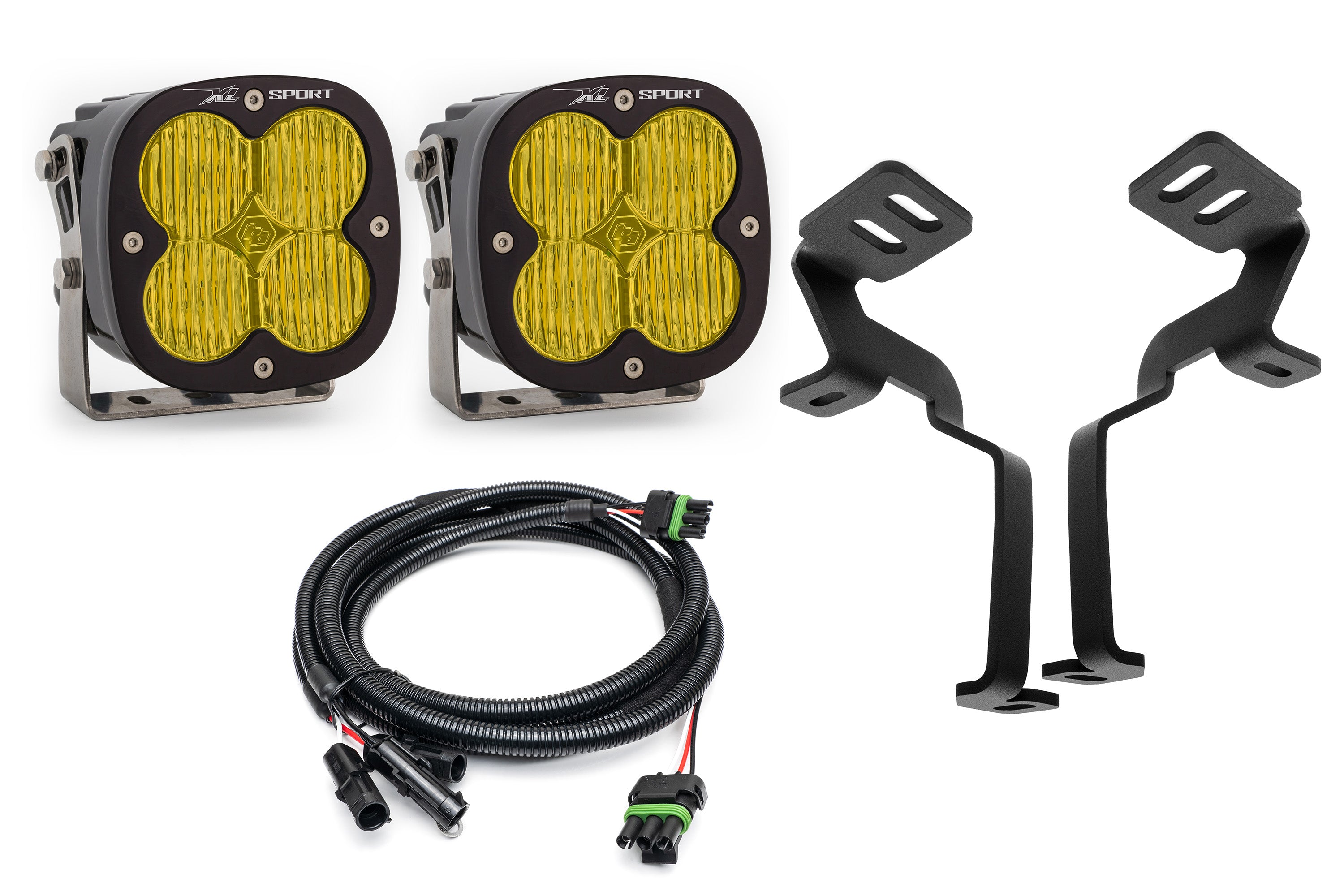 SPV Parts XL Series Baja Designs -  A - Pillar (Ditch) Light Kit for Ford 2021+ F-150, incl Raptor/Tremor