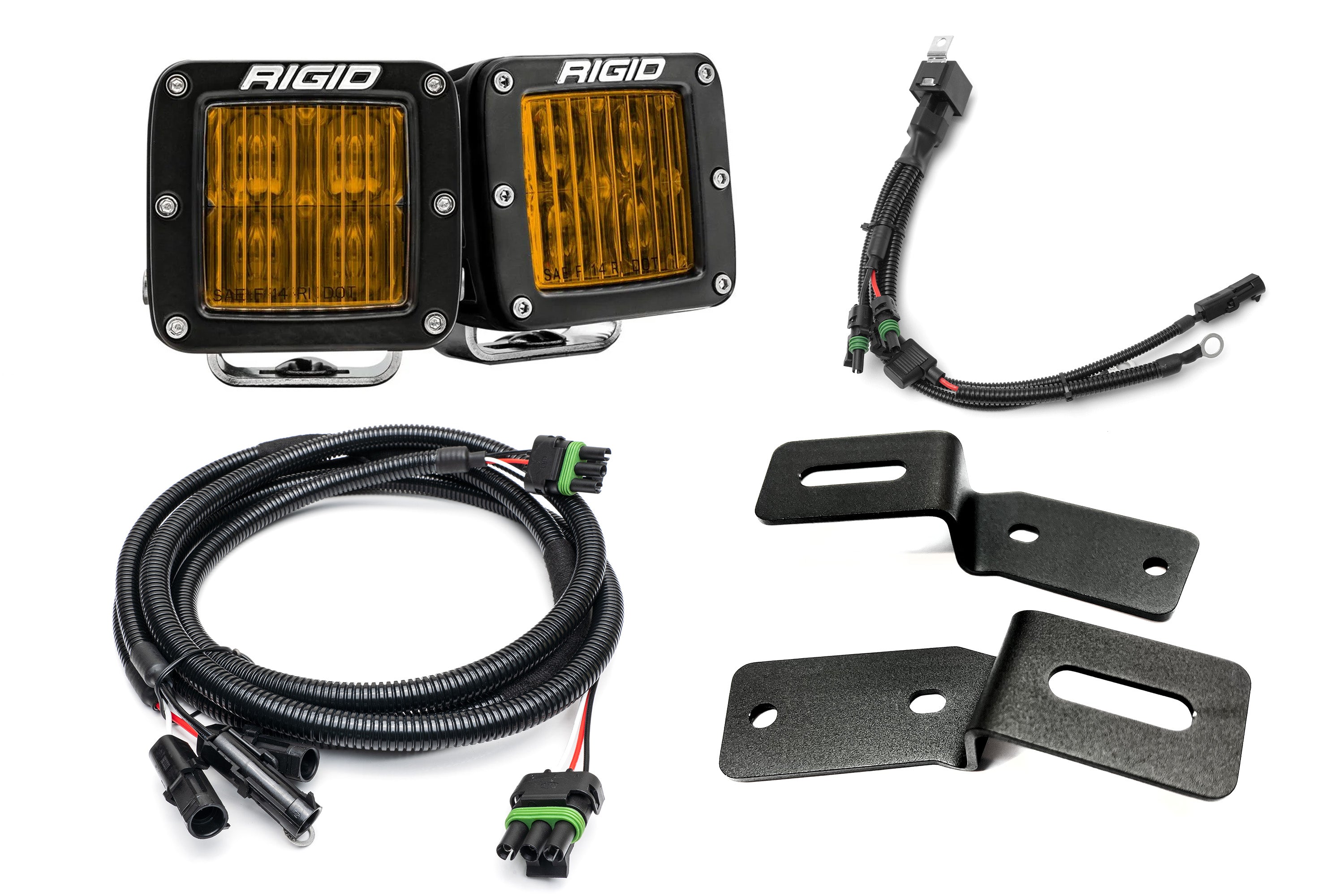 SPV Parts 2021-2023 Ford BRONCO A-Pillar Light Kit (Includes Choice of Rigid Industries lights & SPV A-Pillar Mounts/Custom Harness)
