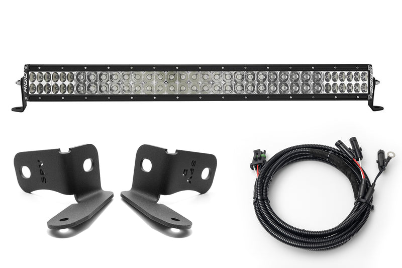 SPV Parts 2021+ Ford Bronco Modular Bumper Light / Light Bar KIT with 30" Light Bar (Works WITH Ford Brush Bar)