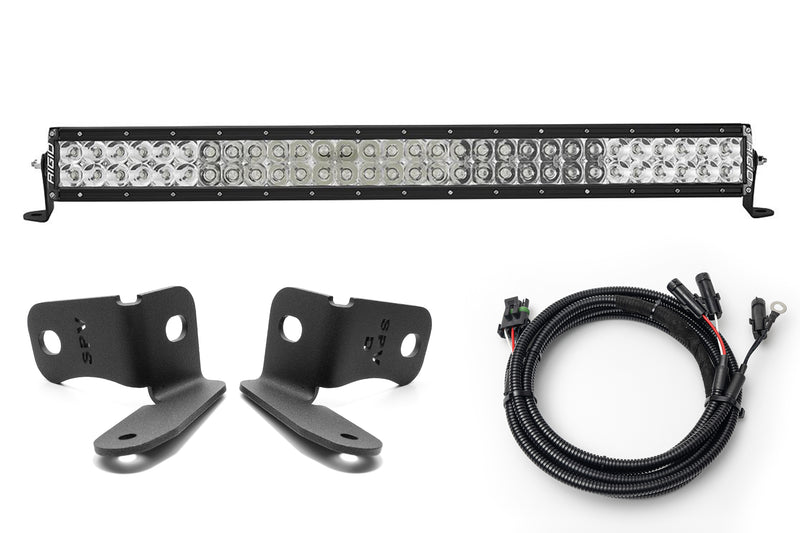 SPV Parts 2021+ Ford Bronco Modular Bumper Light / Light Bar KIT with 30" Light Bar (Works WITH Ford Brush Bar)